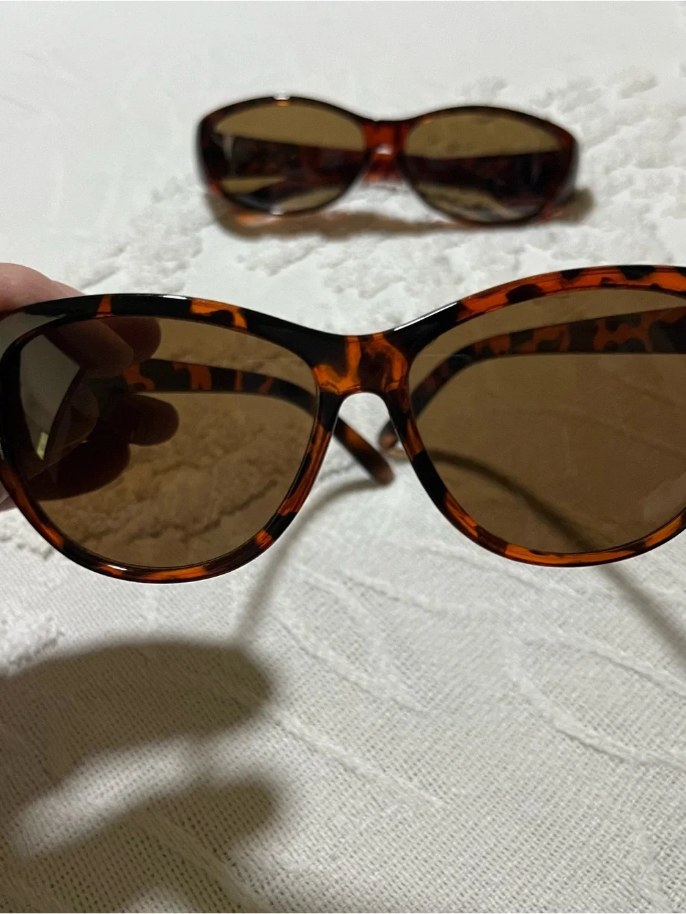 Classic Tortoiseshell Women's Sunglasses - Brown Lenses 2 pair